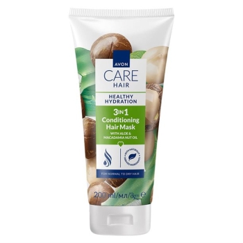AVON 3-in-1 Pflegende Haarmaske mit Aloe & Macadamia-Öl